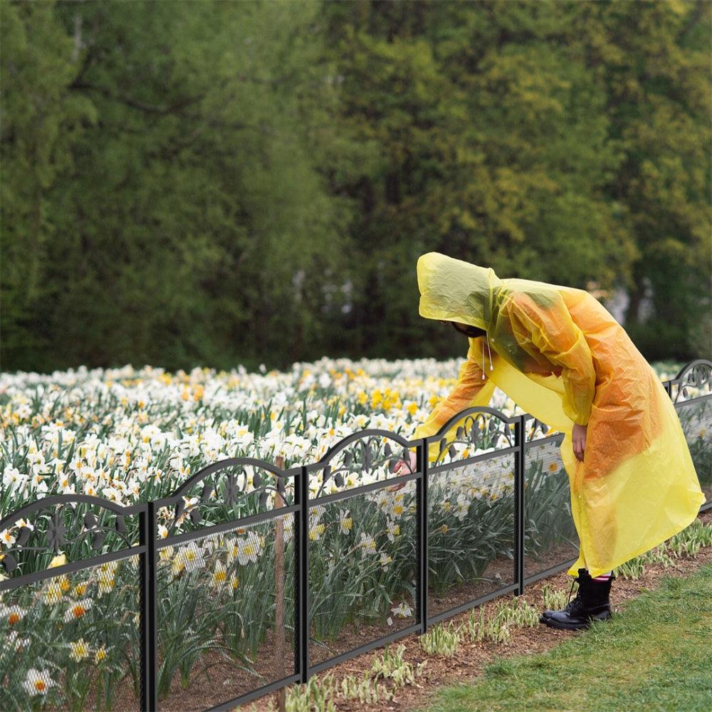 Dog Fence Animal Pet Playpen Barrier Garden Fence for Outdoor GardenPet FenceBravo Pets