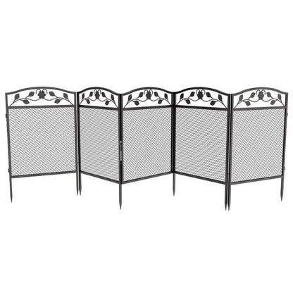 Dog Fence Animal Pet Playpen Barrier Garden Fence for Outdoor GardenPet FenceBravo Pets