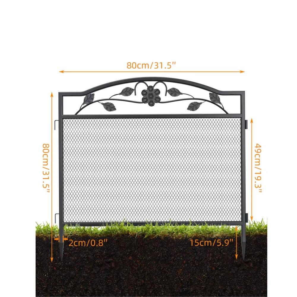Dog Fence Animal Pet Playpen Barrier Garden Fence for Outdoor GardenPet FenceBravo Pets