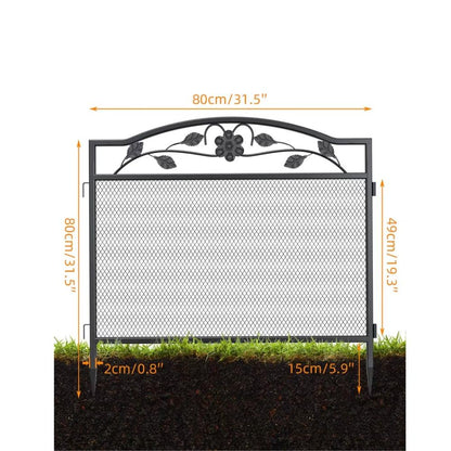 Dog Fence Animal Pet Playpen Barrier Garden Fence for Outdoor GardenPet FenceBravo Pets
