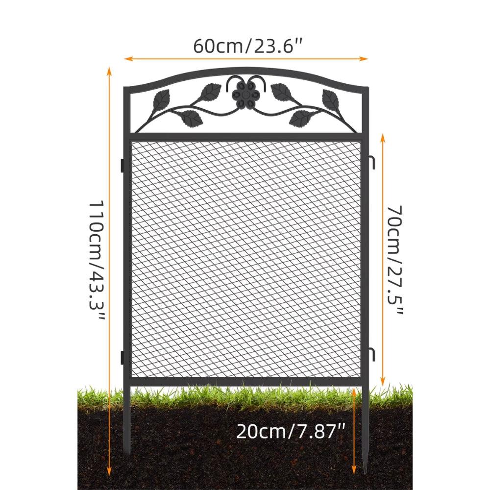 Dog Fence Animal Pet Playpen Barrier Garden Fence for Outdoor GardenPet FenceBravo Pets