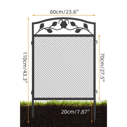 Dog Fence Animal Pet Playpen Barrier Garden Fence for Outdoor GardenPet FenceBravo Pets
