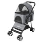 Pet Stroller with Rain Cover Dog Cat Pushchair Trolley Detachable Carrier FoldingPet StrollerBravo Pets