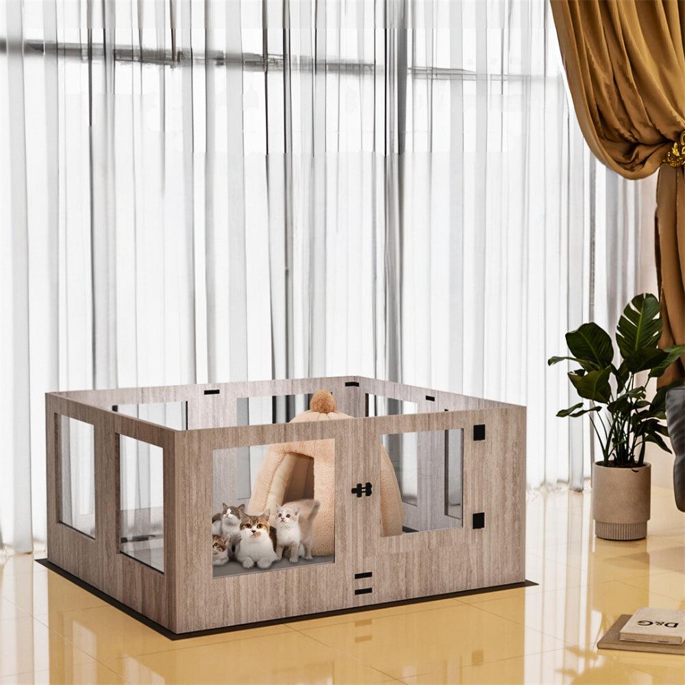 Premium Pet Whelping Box with Waterproof Fertility PadPet EnclosureBravo Pets