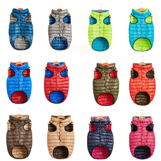 Reversible Waterproof Pet Down Jacket – Lightweight, Warm & Stylish Dog CoatDog ApparelBravo Pets