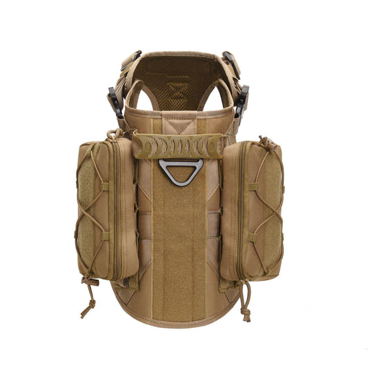 Military - Grade Tactical Dog Harness Vest – 1000D MOLLE Outdoor Vest for Working & Adventure DogsDog Tactical HarnessBravo Pets