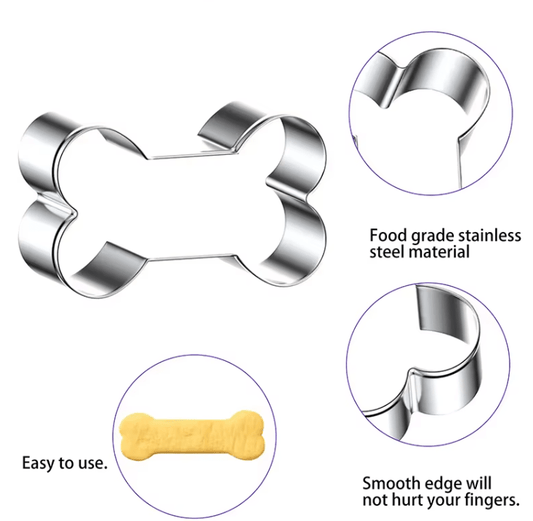 Stainless Steel Dog Bone Cookie Cutter 8.5 x 4.9cmDog TreatsBravo Pets