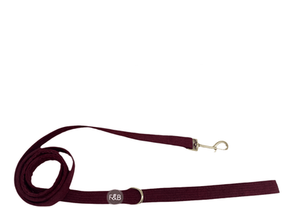 Trendy Royal Red Corduroy Harness, Leash & Poop Bag Holder Set – Elegant & Practical Pet Walking KitDog HarnessBravo Pets