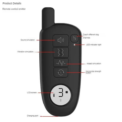 Advanced Remote Dog Training Collar – 400m Range, Rechargeable & Adjustable for Safe TrainingDog TrainingBravo Pets