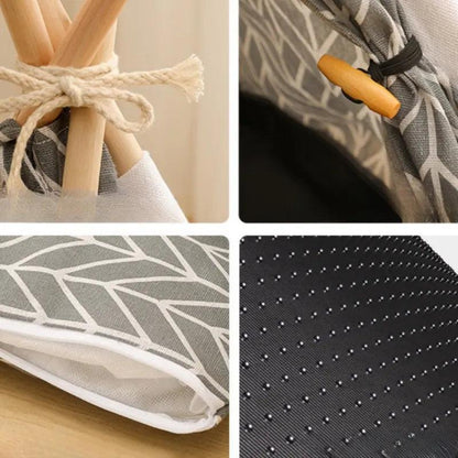 Luxury Pet Tepee Tent – Stylish & Cosy Hideaway for Cats and Small DogsPet BedBravo Pets