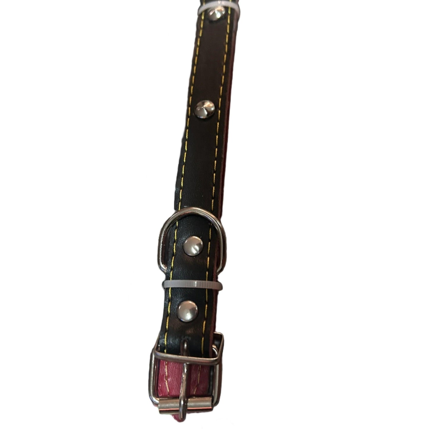 Premium Adjustable Leather Dog Collar – 46cm | Durable & Stylish for Active DogsDog CollarBravo Pets