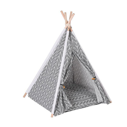 Luxury Pet Tepee Tent – Stylish & Cosy Hideaway for Cats and Small DogsPet BedBravo Pets