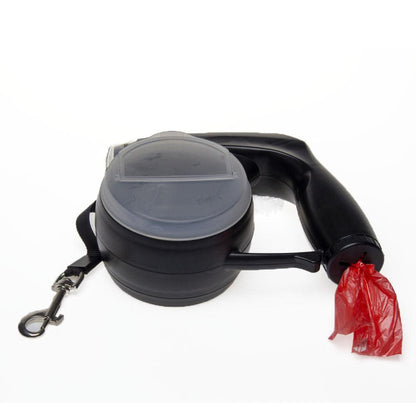 Pet LED Walking Rope with Retractable Leash & Snack Box – Safe & Convenient Night WalksDog LeadBravo Pets