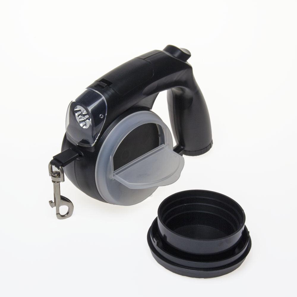 Pet LED Walking Rope with Retractable Leash & Snack Box – Safe & Convenient Night WalksDog LeadBravo Pets