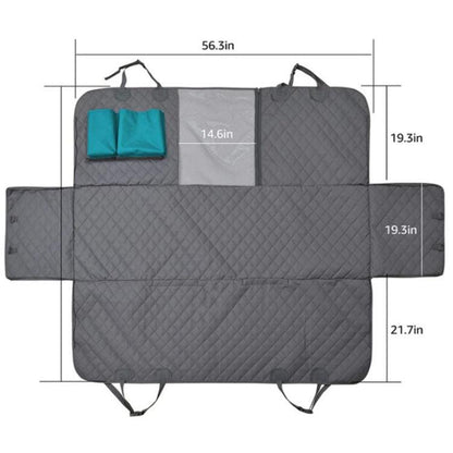 Dog Car Seat Cover – Waterproof Pet Travel Hammock & Back Seat Protector for Cars & SUVsPet Car Seat CoverBravo Pets