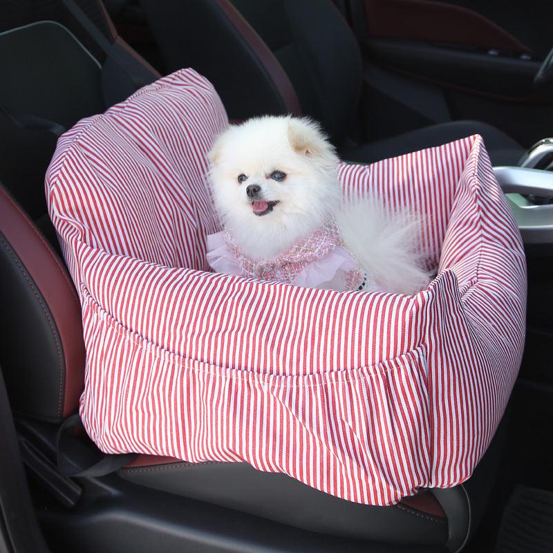 Luxury Pet Car Booster Seat – Safe, Comfortable & Waterproof Travel Bed for Small to Medium PetsPet Car CarrierBravo Pets