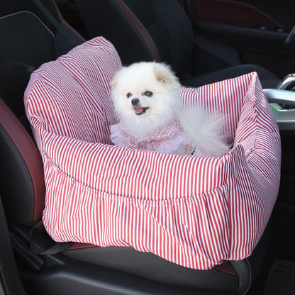 Luxury Pet Car Booster Seat – Safe, Comfortable & Waterproof Travel Bed for Small to Medium PetsPet Car CarrierBravo Pets