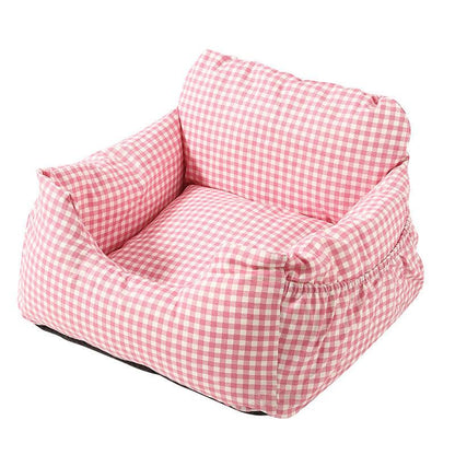 Luxury Pet Car Booster Seat – Safe, Comfortable & Waterproof Travel Bed for Small to Medium PetsPet Car CarrierBravo Pets