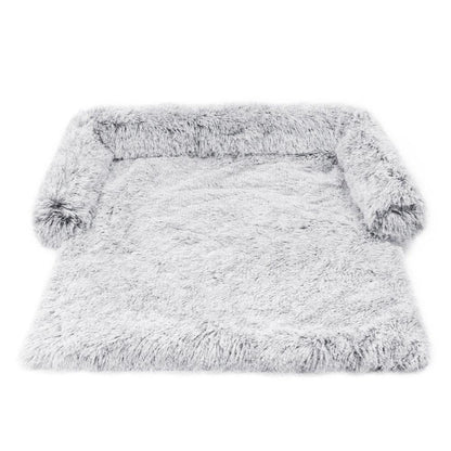 Calming Pet Bed – Fluffy Plush Dog Sofa Mat for Ultimate Comfort & Furniture ProtectionDog BedBravo Pets