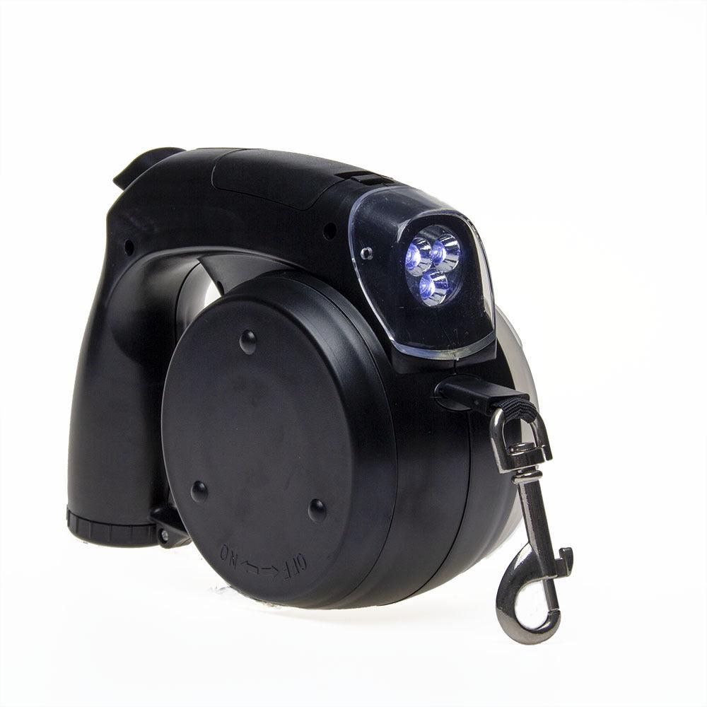 Pet LED Walking Rope with Retractable Leash & Snack Box – Safe & Convenient Night WalksDog LeadBravo Pets