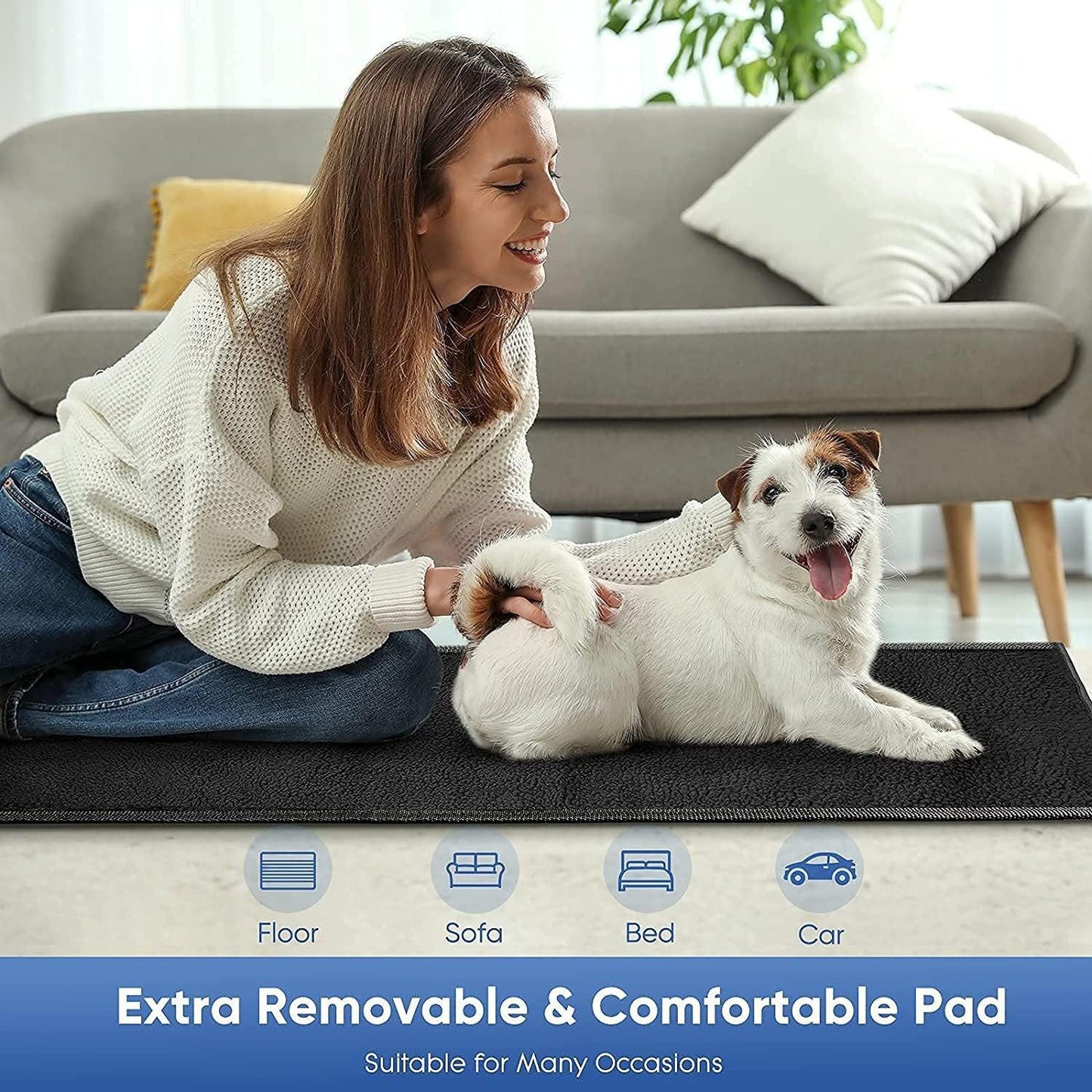 Waterproof Dog Car Seat Cover – Durable Pet Mat for Backseat Protection & ComfortPet Car Seat CoverBravo Pets