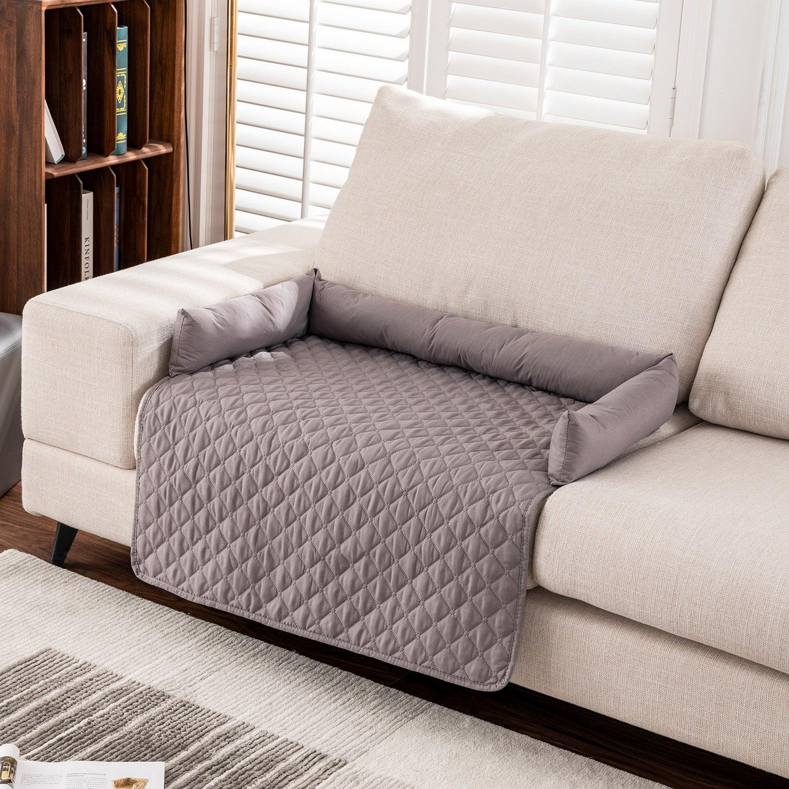 Waterproof Pet Furniture Protector with Pillow – Ultimate Comfort & Protection for Your Pet & HomePet BedBravo Pets