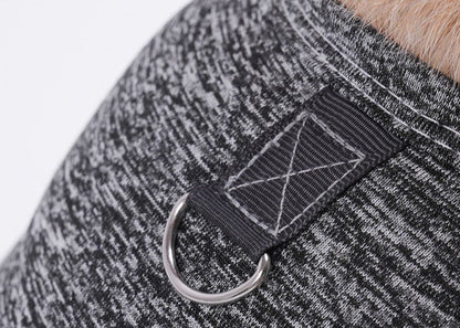 Trendy & Functional Breathable Dog T-Shirt with Reflective Paw Print & Traction BuckleDog ApparelBravo Pets