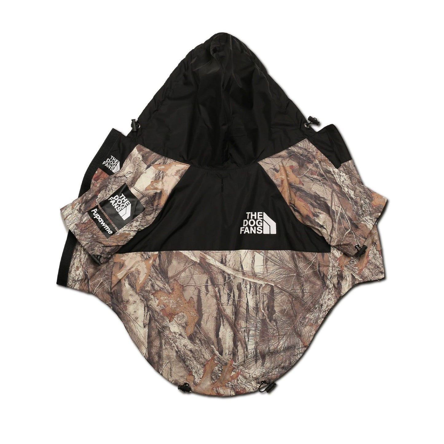 North Face - Inspired Camouflage Dog Raincoat – Waterproof & Windproof Adventure JacketDog FashionBravo Pets