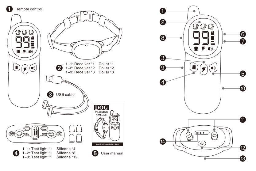 Remote Electronic Bark Collar – Adjustable & Rechargeable Training Collar for DogsDog TrainingBravo Pets