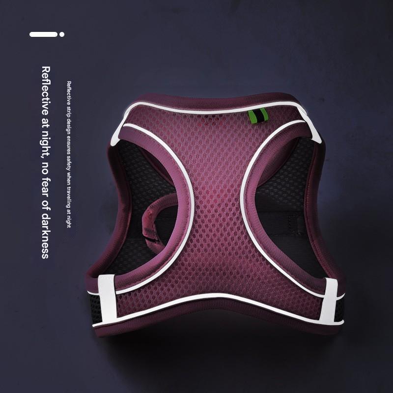 Adjustable Reflective Pet Harness for Outdoor Use with Breathable Collar and LeashDog HarnessBravo Pets
