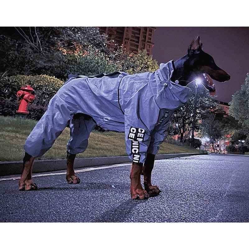 Reflective Waterproof Dog Raincoat – Adjustable & Stylish Rain ProtectionDog ApparelBravo Pets