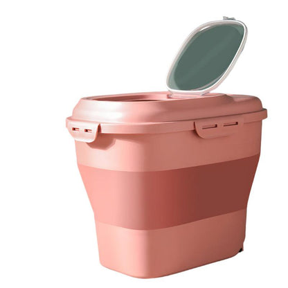 Foldable Airtight Pet Food Storage Container – Space - Saving & Freshness - Preserving SolutionFood ContainerBravo Pets