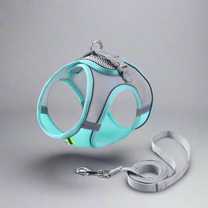 Adjustable Reflective Pet Harness for Outdoor Use with Breathable Collar and LeashDog HarnessBravo Pets