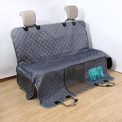 Dog Car Seat Cover – Waterproof Pet Travel Hammock & Back Seat Protector for Cars & SUVsPet Car Seat CoverBravo Pets