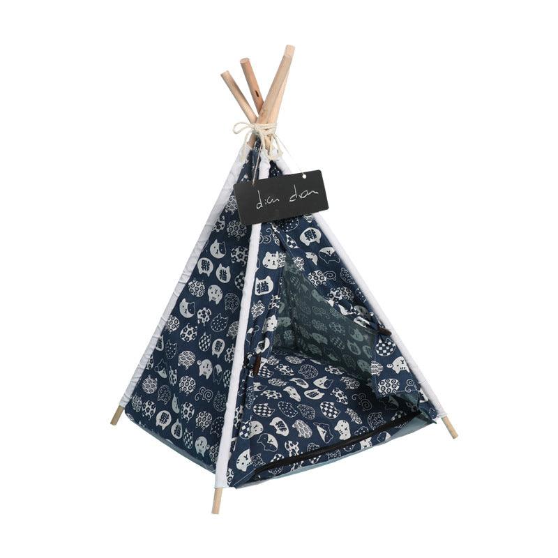 Luxury Pet Tepee Tent – Stylish & Cosy Hideaway for Cats and Small DogsPet BedBravo Pets