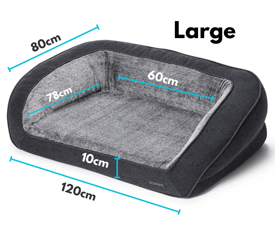 Snooza Bed Ortho Sofa ChincillaDog BedBravo Pets