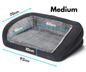 Snooza Bed Ortho Sofa ChincillaDog BedBravo Pets