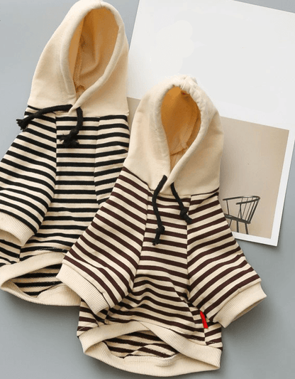 Matching Striped Hoodie Set for You & Your Dog – Stylish & ComfortableDog FashionBravo Pets