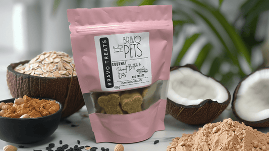 Gourmet Oven Baked Peanut Butter and Oats Biscuits - 150gDog TreatsBravo Pets