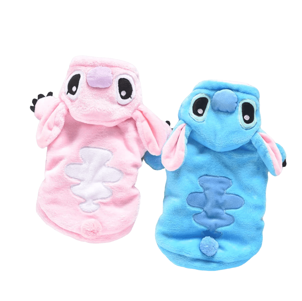 Adorable Stitch Dog Fleece Costume – Cosy & Fun Pet Outfit for Dogs & CatsDog ApparelBravo Pets